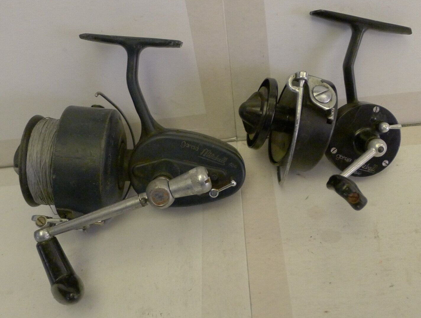 Lot of 2 Fishing Reels Garcia Mitchell 406 AND 304 - Used Vintage