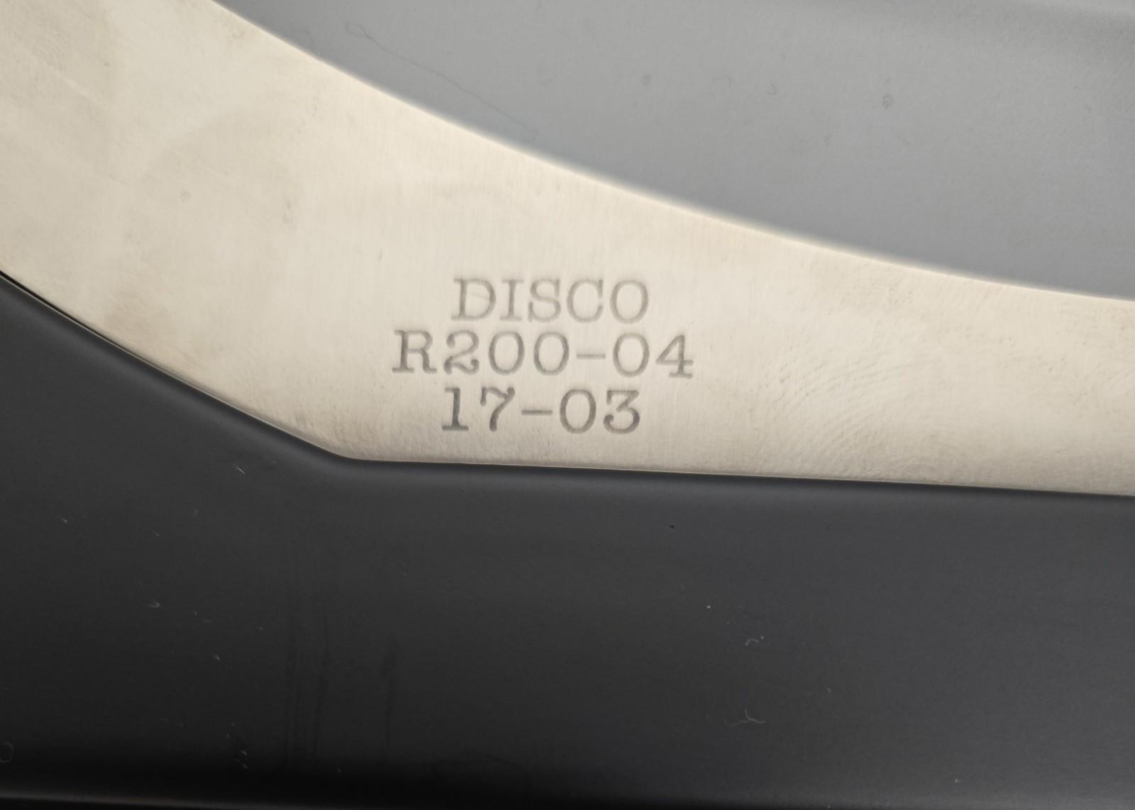 DISCO SLICING SAW R200-04 STAINLESS STEEL. LOT OF 3.