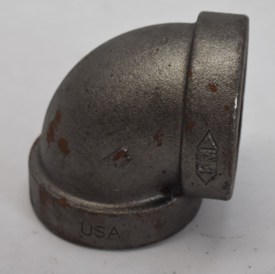 Anvil 2" Elbow 90 Degree Threaded Pipe Fitting Piping Female Threaded Steel
