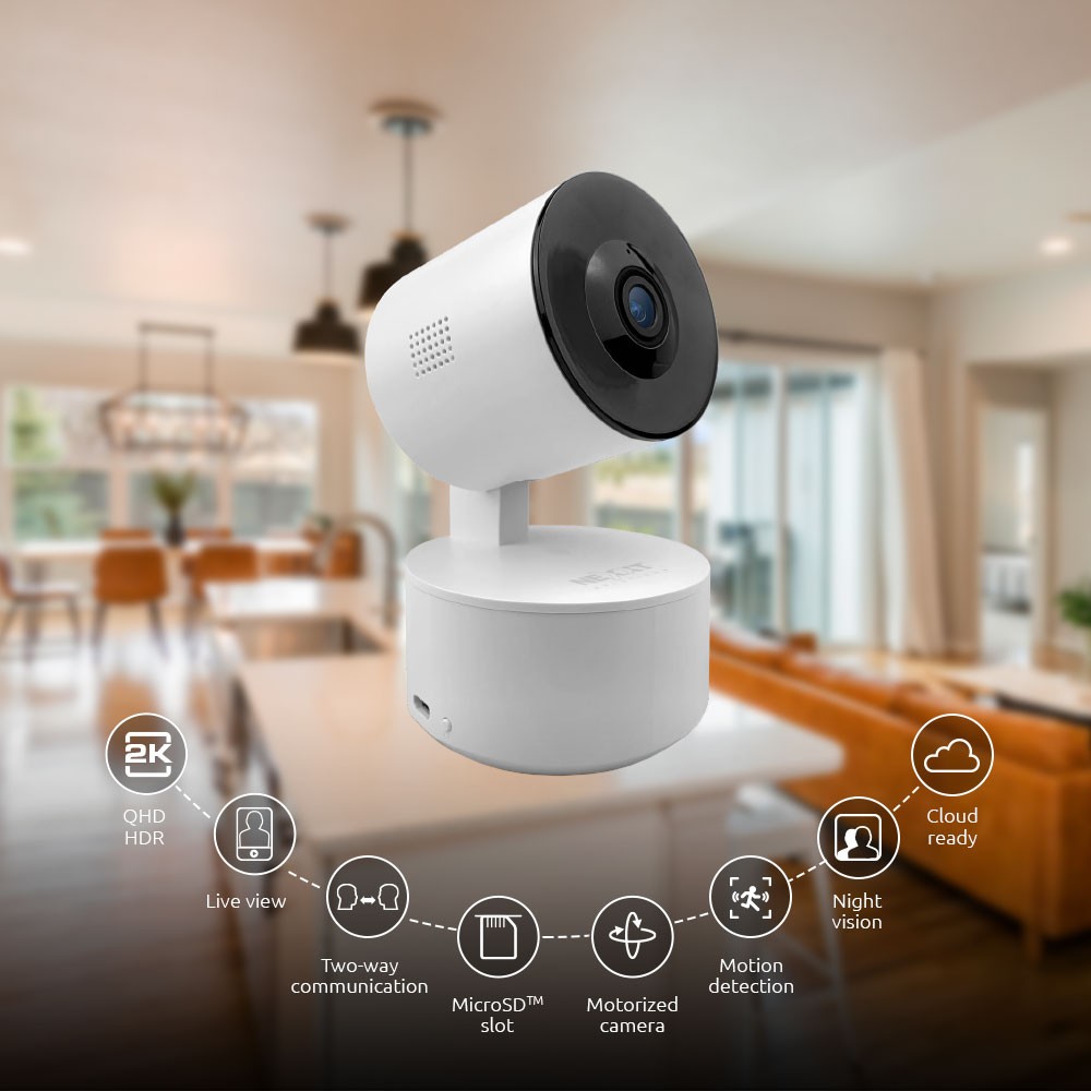 NexxtHome Smart Wi-Fi Indoor 2K PTZ Security Camera