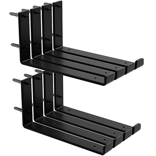 8-Pack - 11.25" L x 6" H x 1.5" W Shelf Bracket, 1/5” Thick 11.25 inch 8 Pack