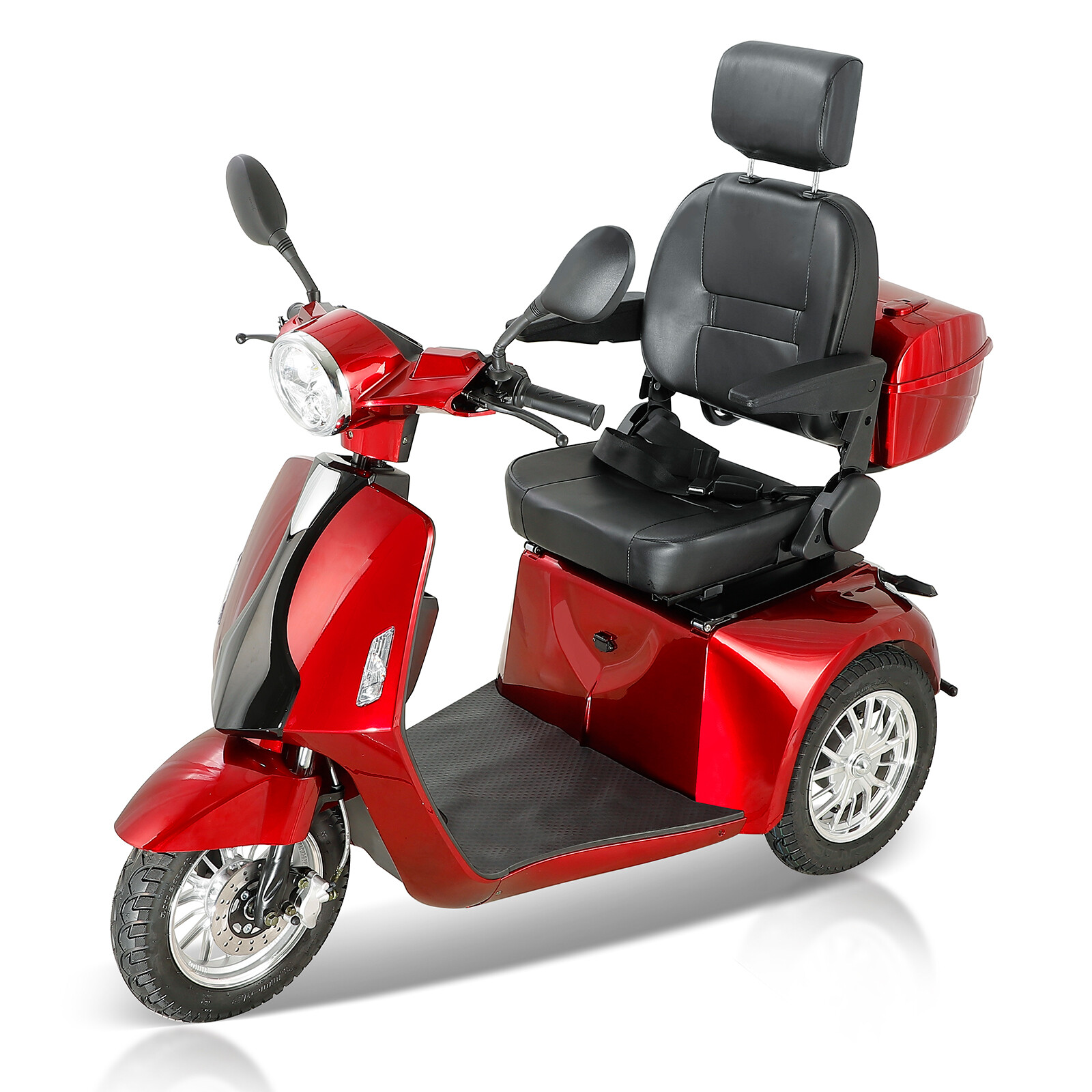 3-Wheel Mobility Scooter 800W 60V 20AH Battery Motor Wheelchair for Senior Adult