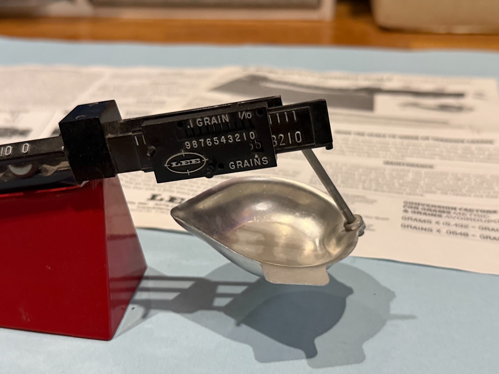 LEE Safety Powder Scale Reloading Tool with instructions - Used