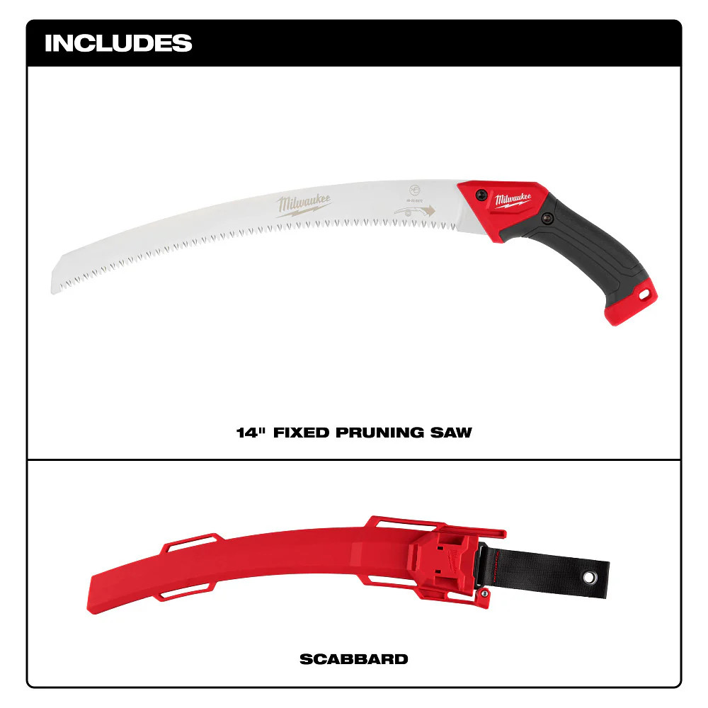 Milwaukee 48-22-9372 14" Heavy Duty Fixed Pruning Saw