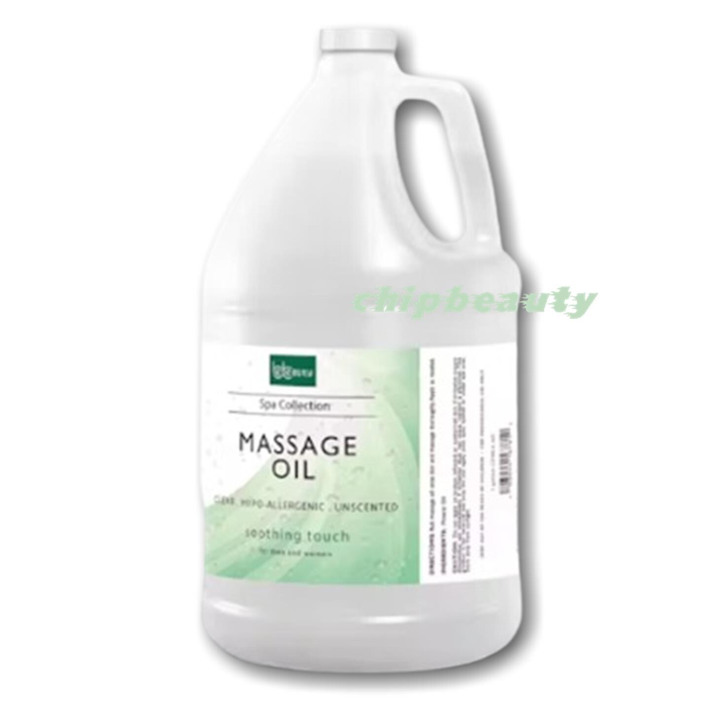 Massage Oil 1 Gallon Extra Nourishes Skin Mani-Pedi Spa Unscented