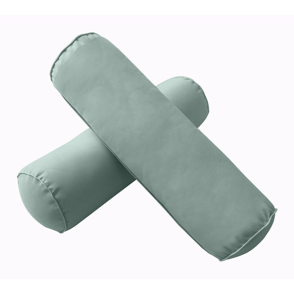 |COVER ONLY| Style 3 Crib Piped Trim Daybed Mattress Bolster Pillow Covers AD002