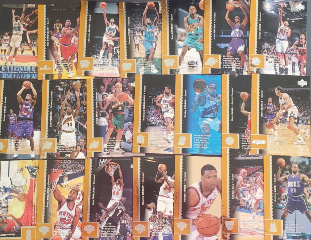 1996-97 UPPER DECK BASKETBALL YOU PICK SEE SCANS OF EVERY CARD STARS & ROOKIES