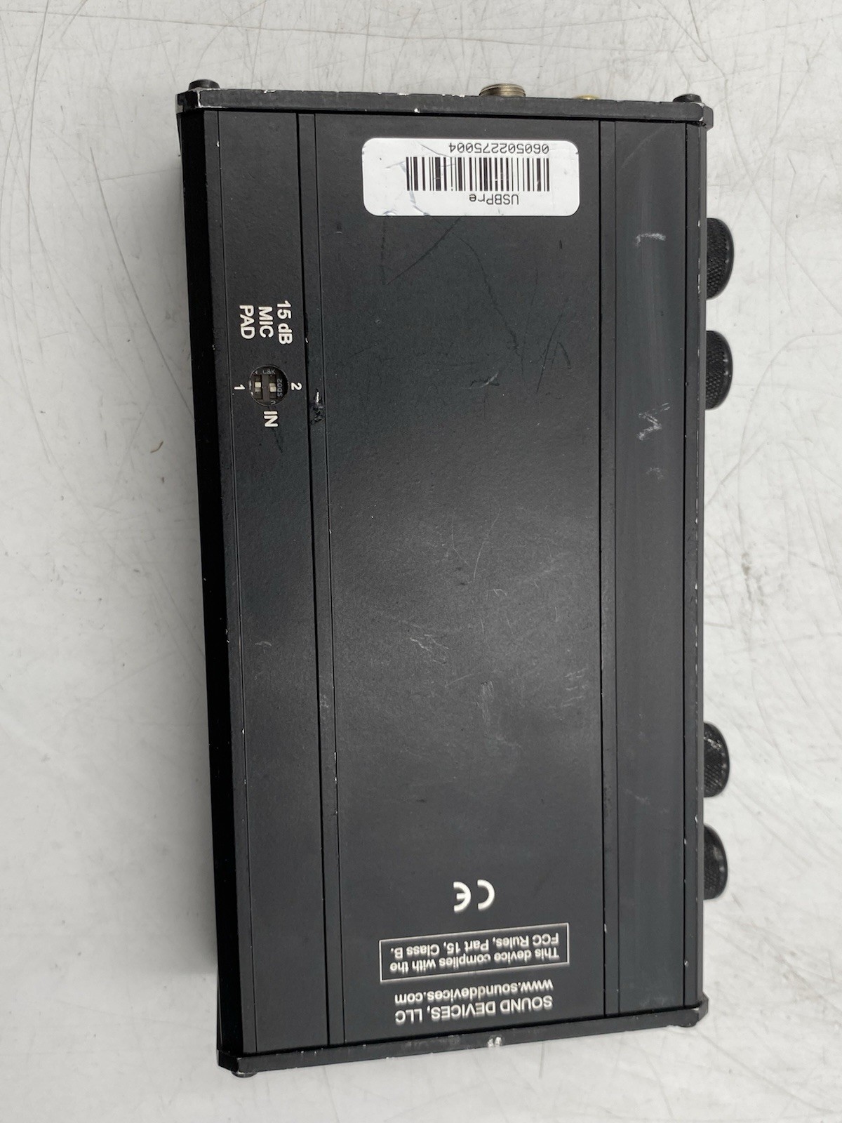 USBPre Sound Devices Interface