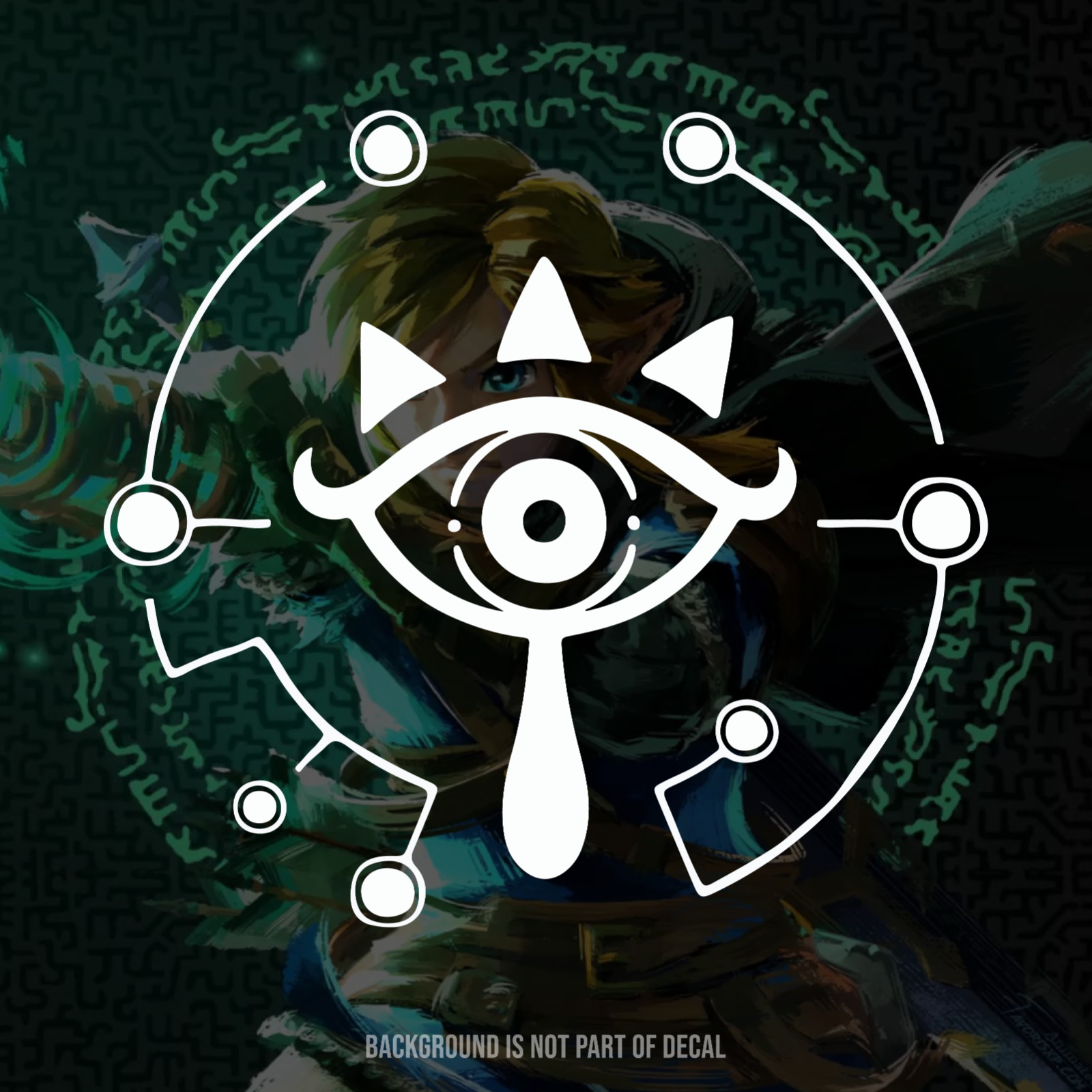 The Legend of Zelda Sheikah - Eye of Truth Vinyl Decal Sticker