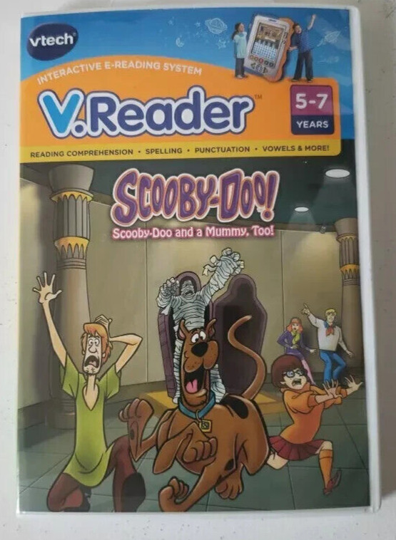 Vtech V.Reader Scooby-Doo! Scooby-Doo and a Mummy,Too! Cartridge Game 5-7yr