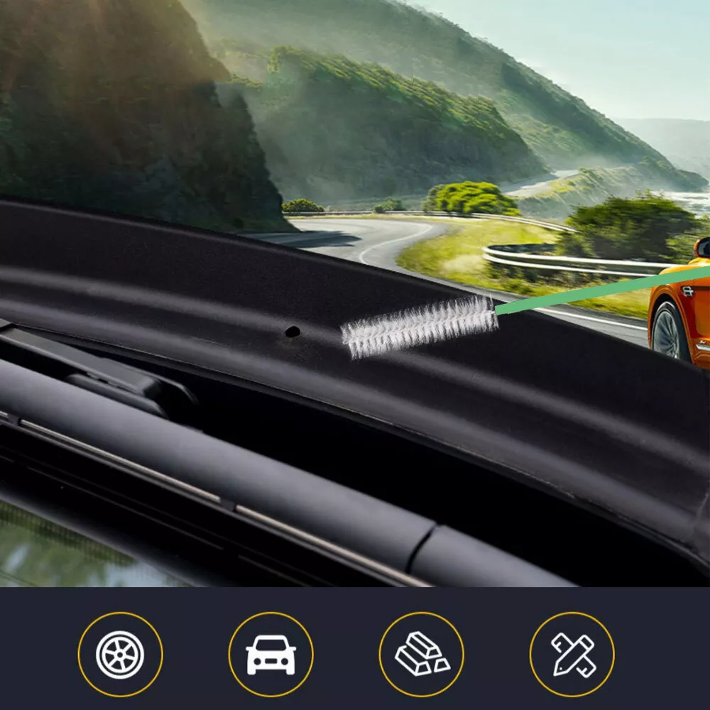 9.84FT Car Sunroof Drain Cleaning Tool Flexible Drain Brush Long Tube Cleaner US