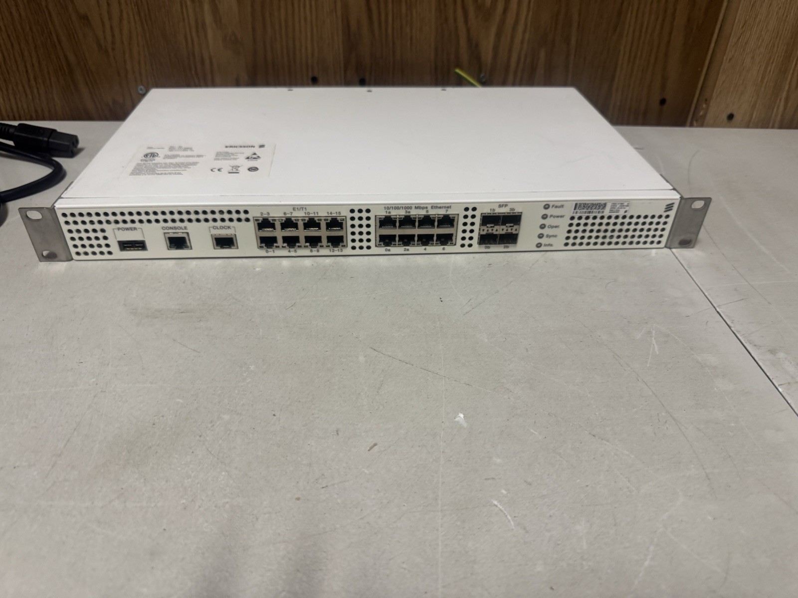 Ericsson SIU-02 KDU 137 596/2 Rackmount Unit Untested As-Is