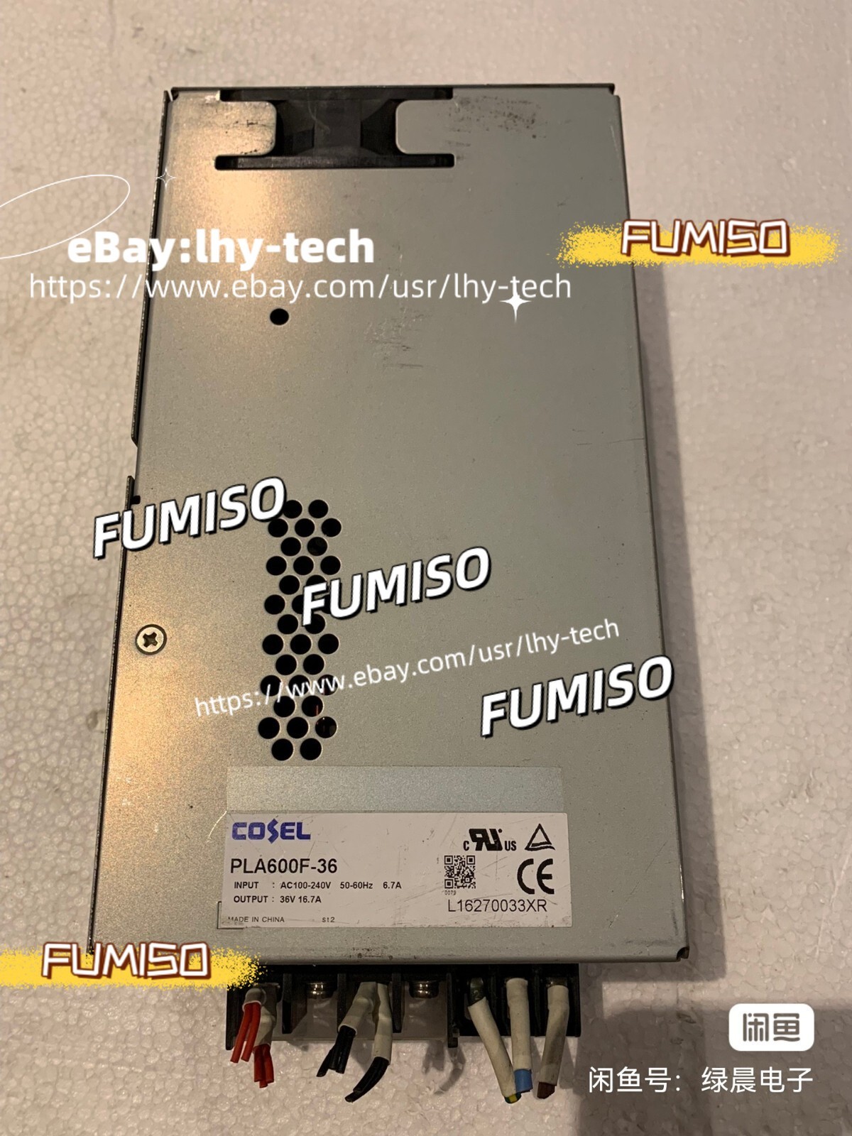 1 PC USED TEST OK PLA600F-36 Power Supply #B753Y CL&lhy