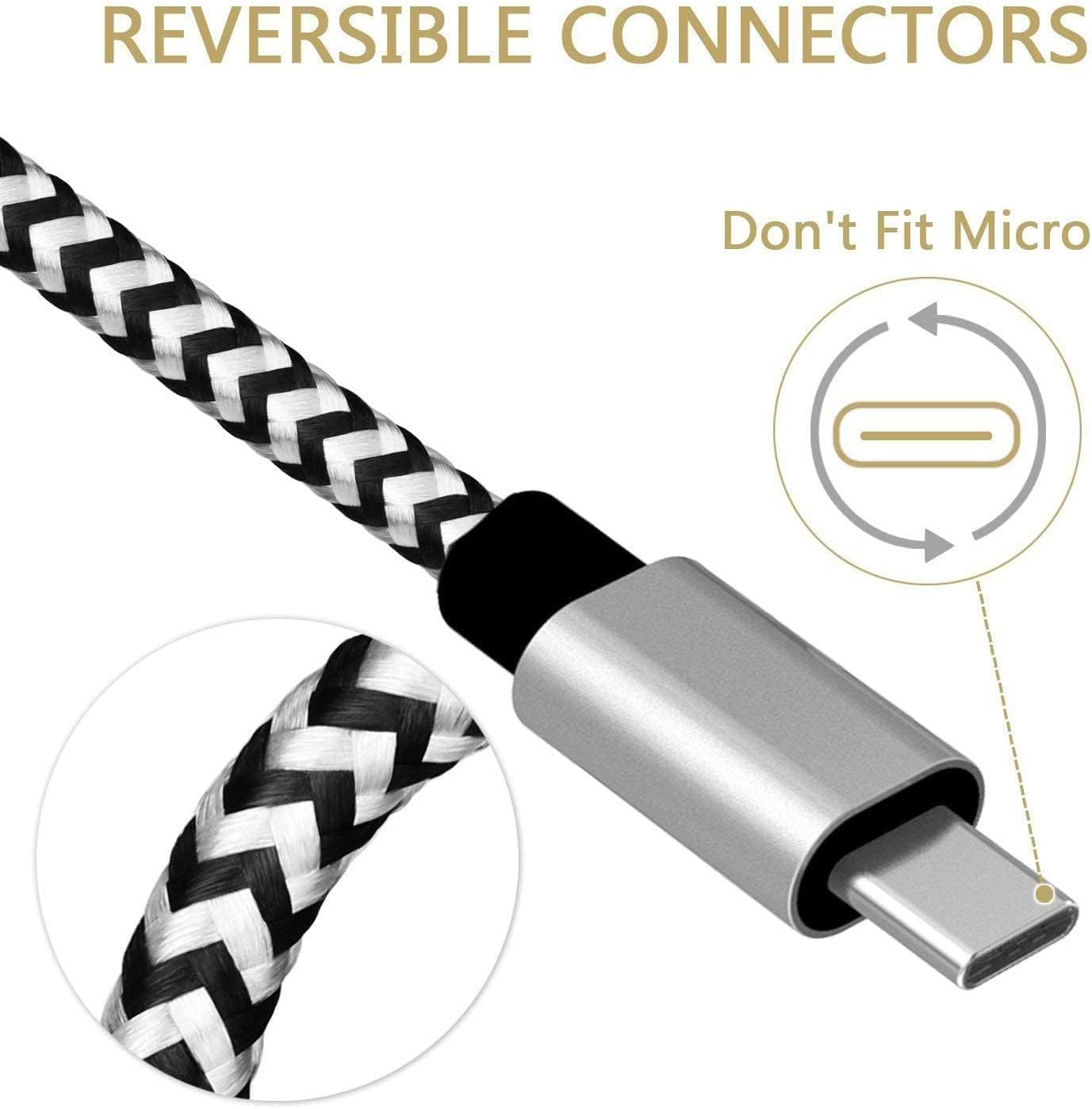DEEGO Type C Charger Cable,15Ft Long USB a to C Cable Compatible with Google Pix