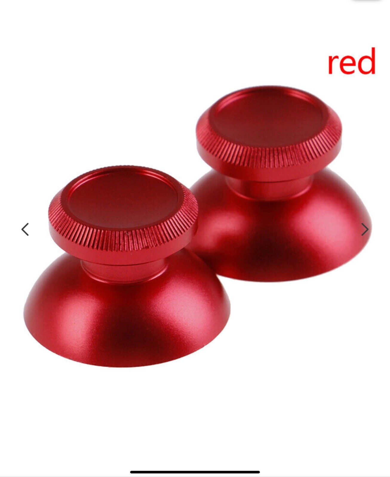 2Pcs/set Metal Analog Joystick thumb Stick grip Cap for PS4 XBOX ONE