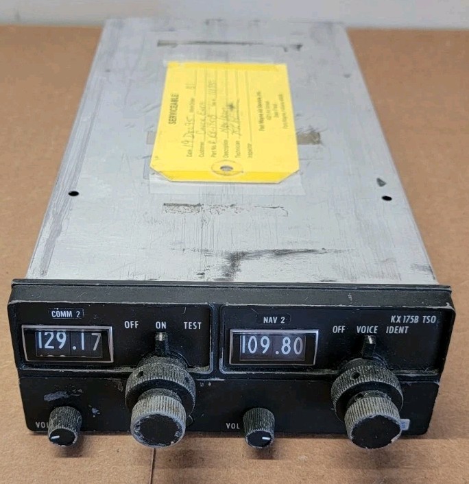 King KX-175B Nav Com 069-1019-00 Untested KX175B