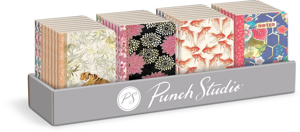 Punch Studio E8 Faux Leather 3.5x5.75in Pocket Journal W/ Bookmark Choose Design