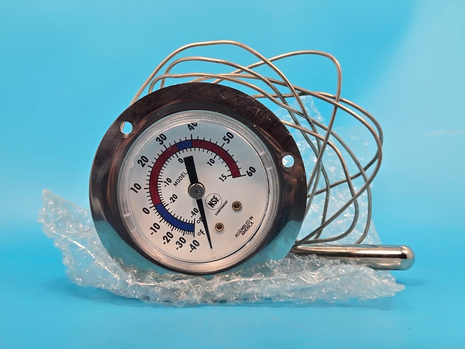 Vapor Tension Thermometer 1EPE3 -40 to 150°C / -40 to 300°F Panel Mount