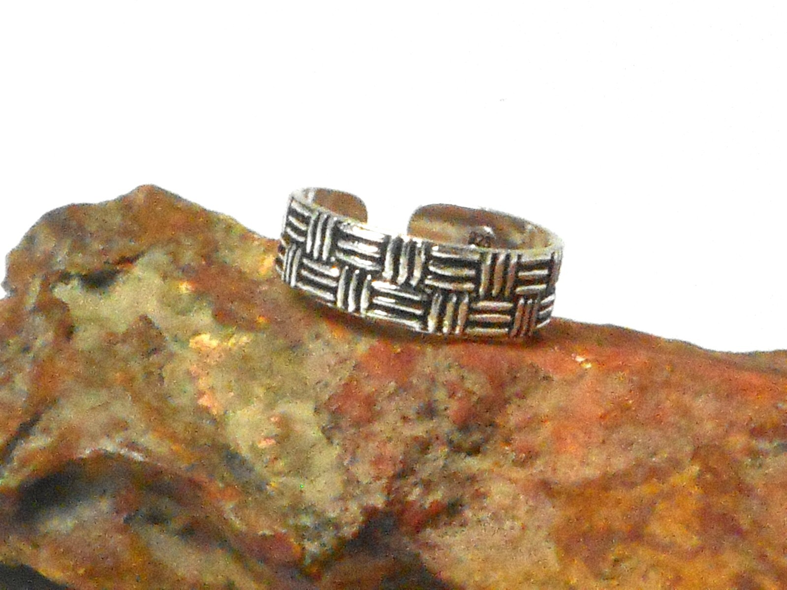 Adjustable TOE RING Sterling Silver 925 - Gift Boxed