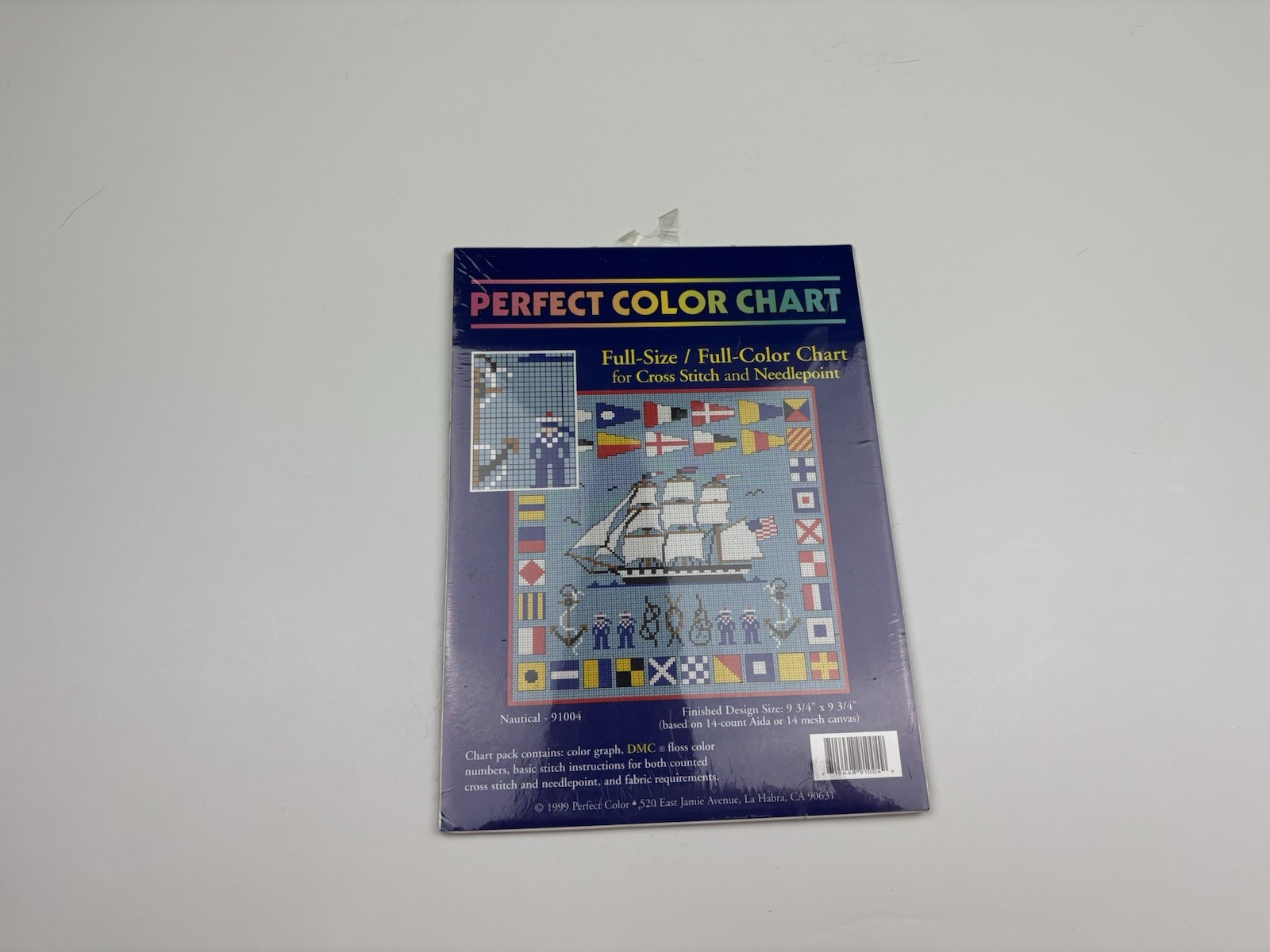 Perfect Color Chart Nautical Counted Cross Stitch Pattern 4R