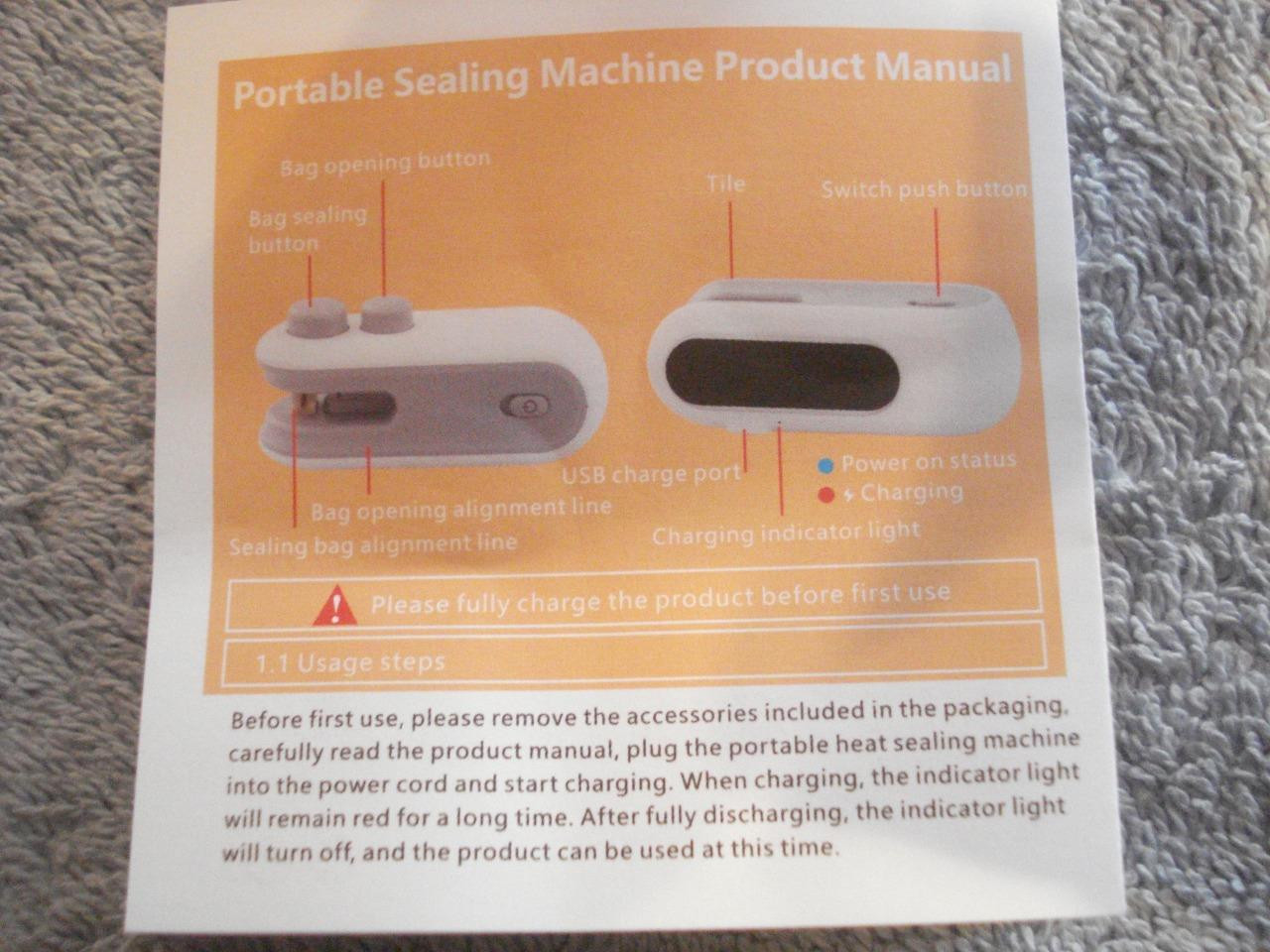 BRAND NEW PORTABLE SEALING MACHINE