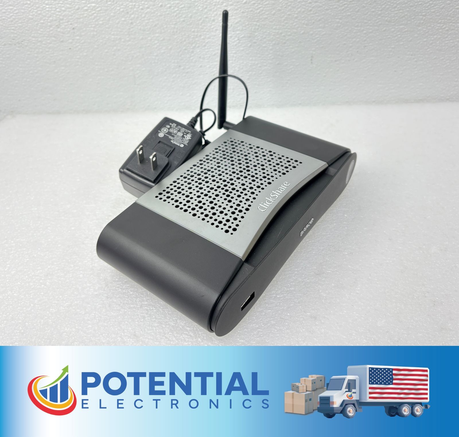USED| BARCO R9861520 / CSE-200 ClickShare Presentation System - w/ Power Adapter