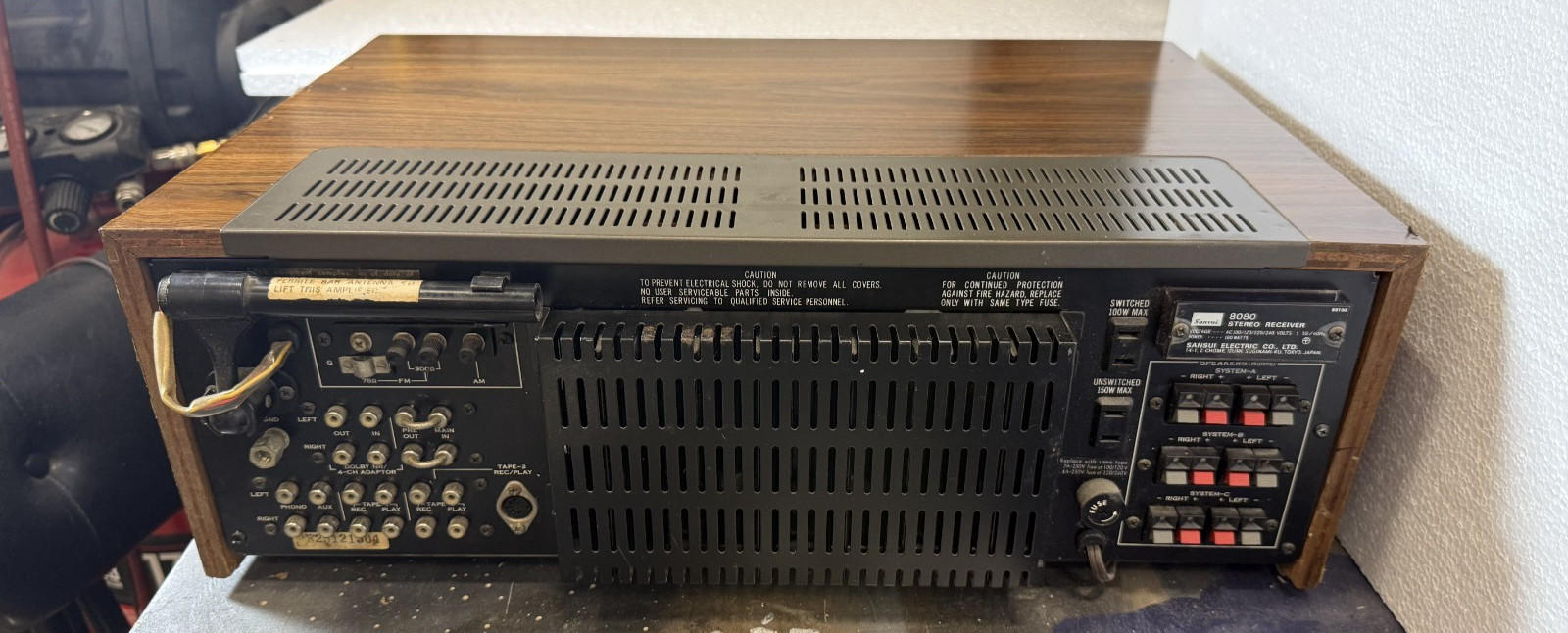 Vintage Sansui 8080 Stereo Receiver Amplifier