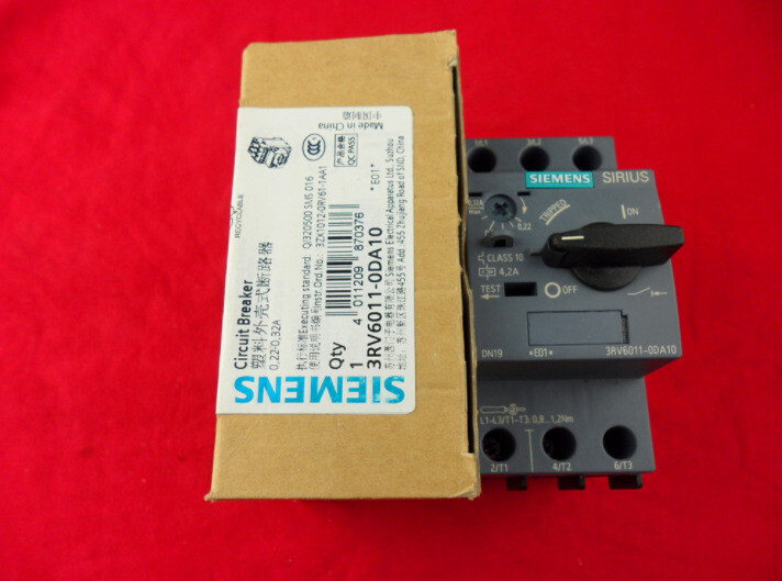 Siemens 3RV6011-0DA10 3RV60110DA10 0.22-0.32A Circuit Breaker -New Free Ship *UP