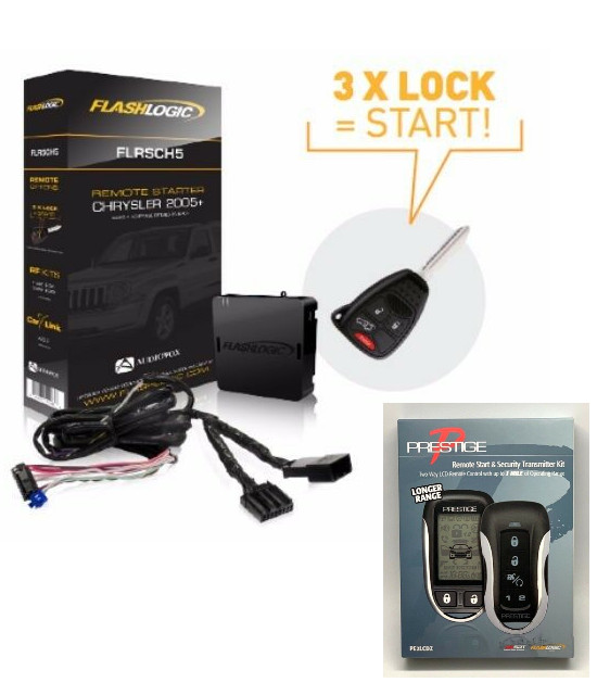 Flashlogic Plug-N-Play Remote Start for CHRYSLER DODGE JEEP FLRSCH5 NEW