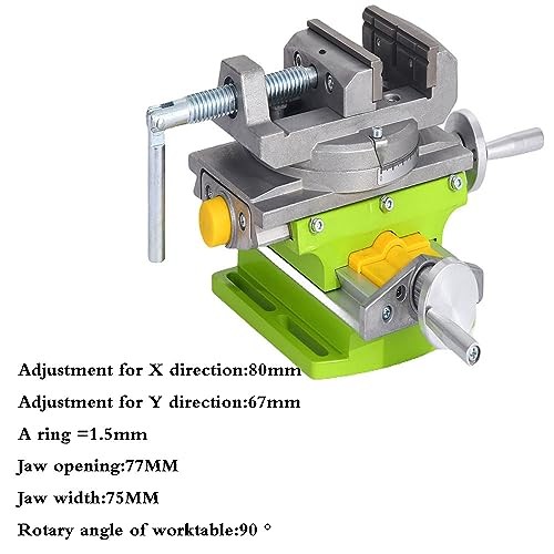 3in Rotary Table Cross Slide Drill Press Vise