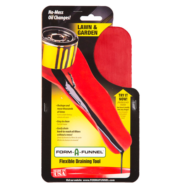 Form-A-Funnel 9” x 4.75” Lawn & Garden Small Rubber Funnel (FAFLG-101)