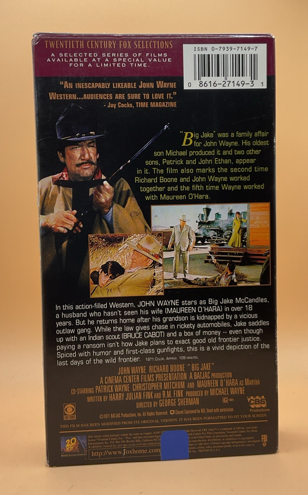 Big Jake VHS John Wayne 1971, 2000 release **Buy 2 Get One Free**