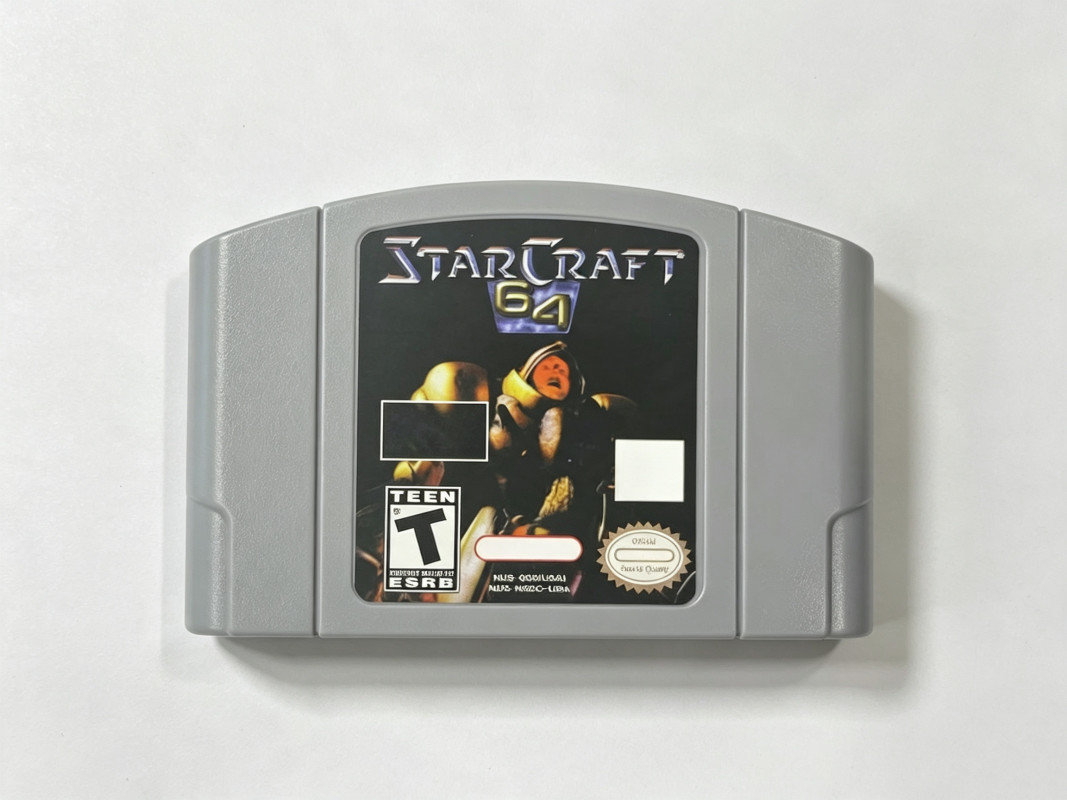 Star Craft 64 Game Cartridge For N64 Console US Version