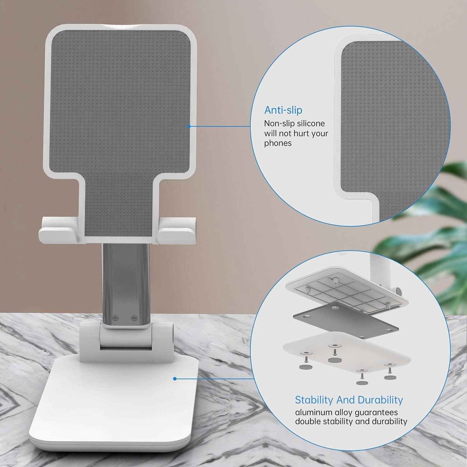 Stand Foldable Holder Travel Desktop Cradle Dock for Tablets
