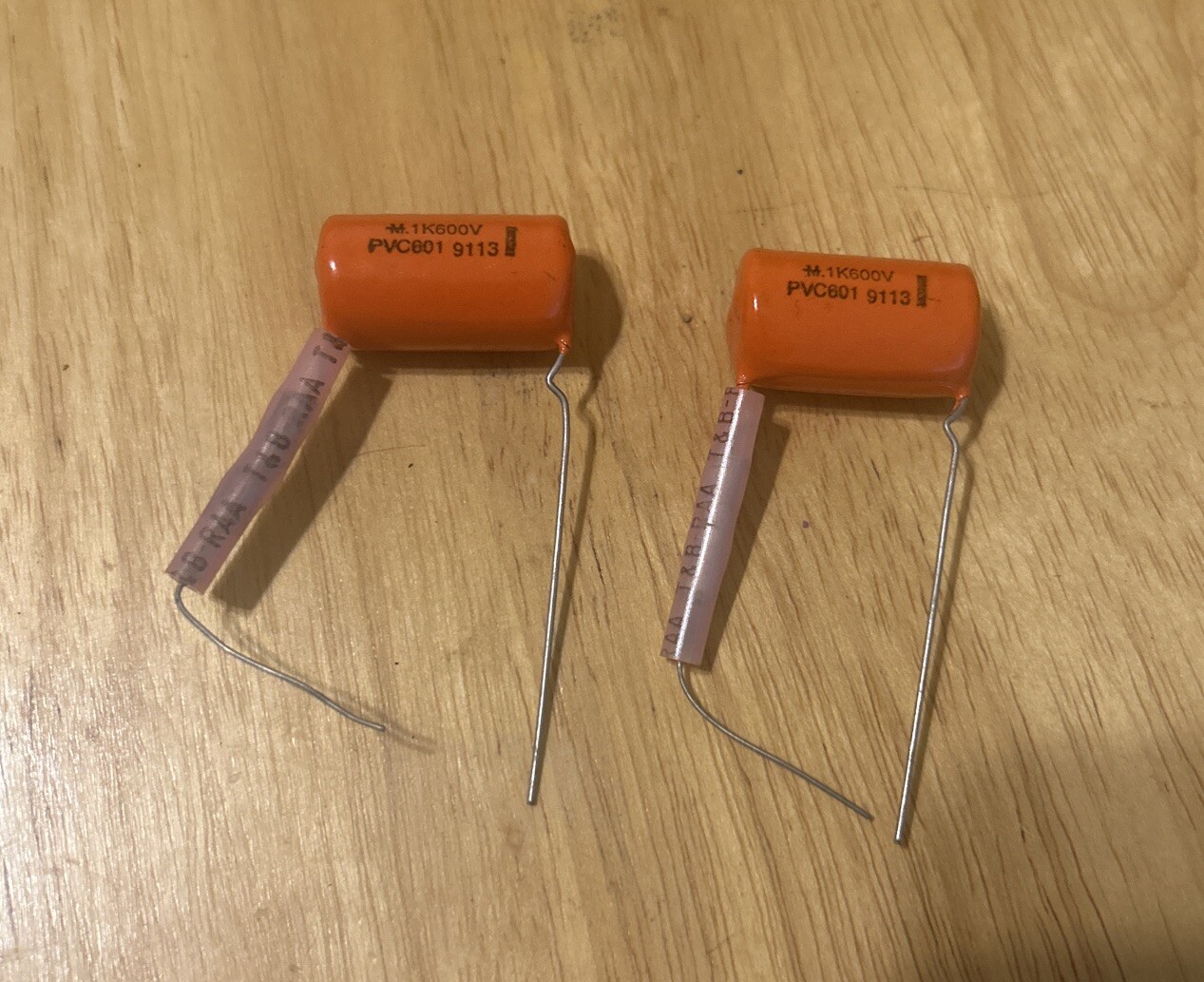 Lot Of 2 Mallory, 1K600V, PVC601 0048, Resistor Capacitor Norgren part 2966-01