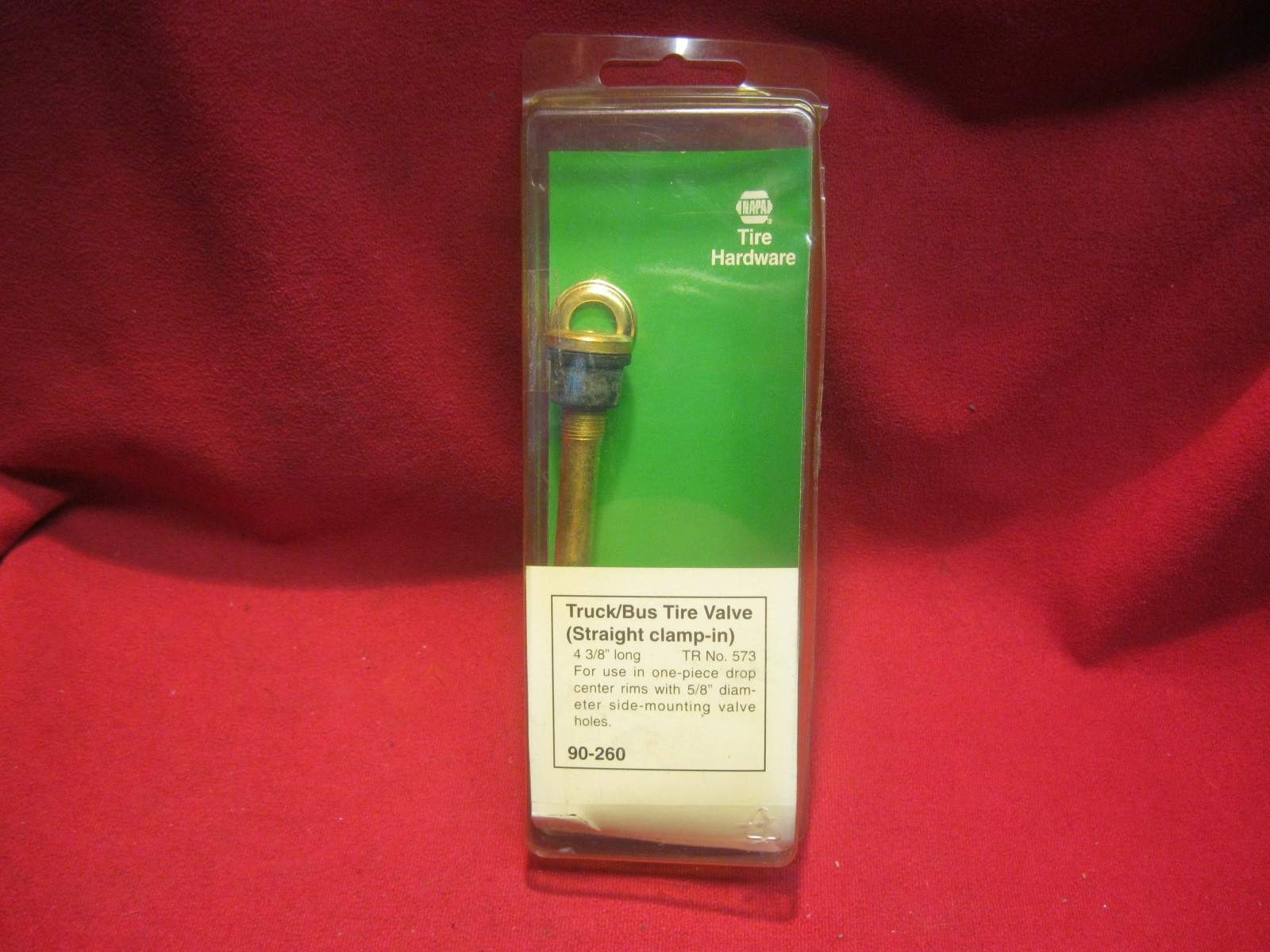 NAPA Tire Hardware Truck Bus Valve 4 3/8" Long 5/8" Diameter Straight Clamp In