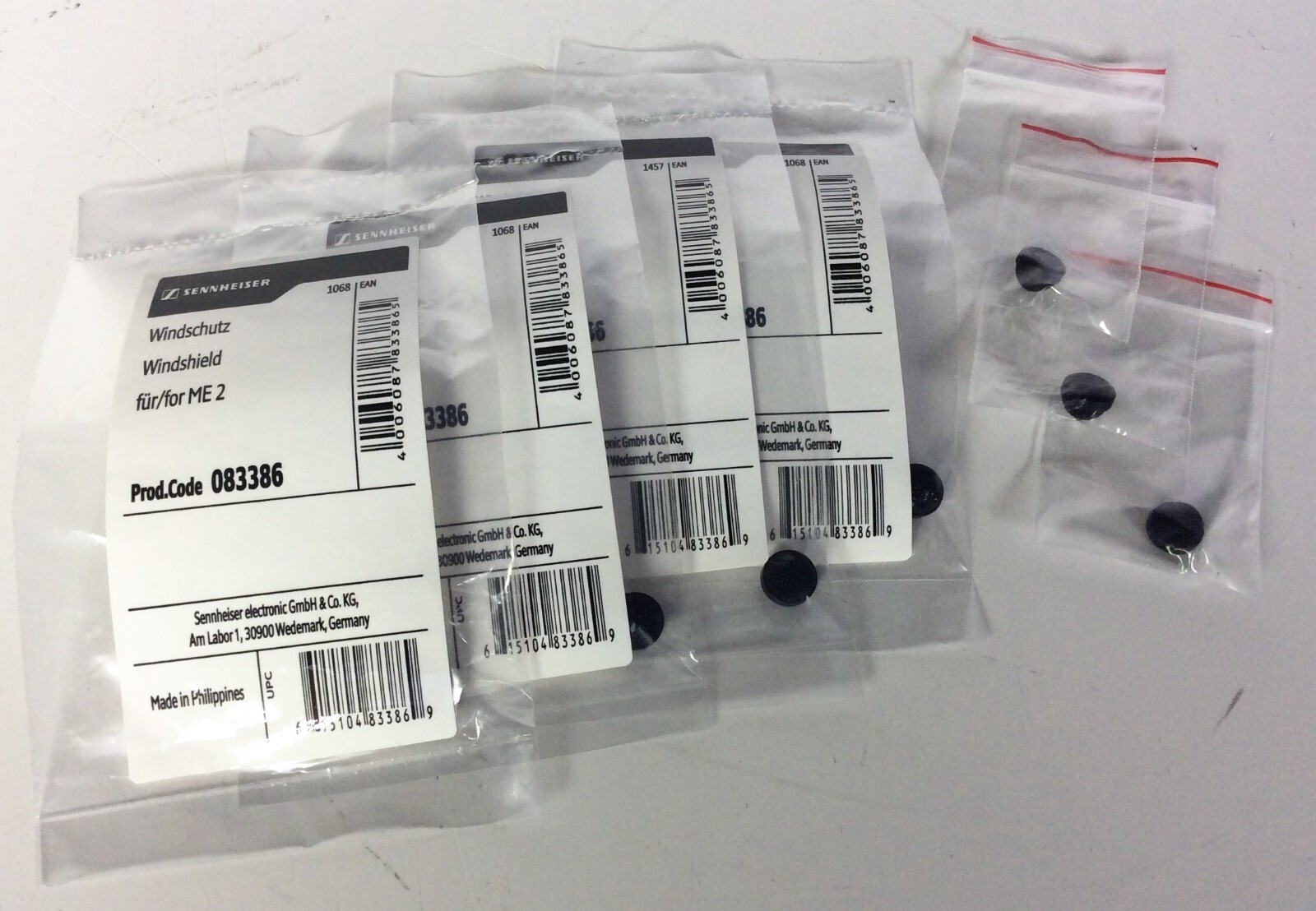 Sennheiser Windshields for ME 2 - B-Stock Bundle