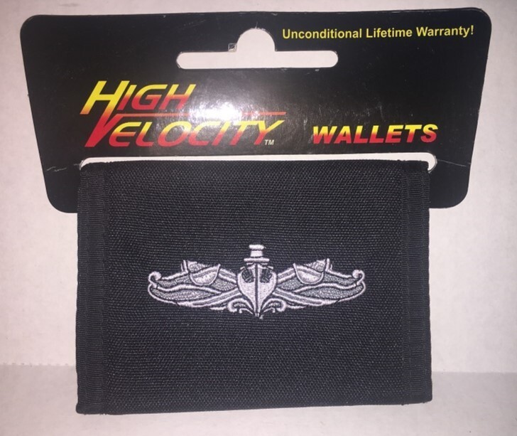Surface Warfare Enlisted Embroidered Wallet / Nylon TriFold / Military / New