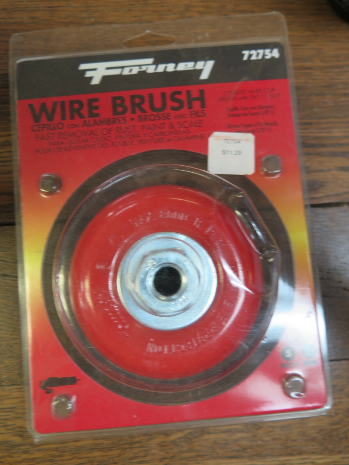 Forney 72754 Steel 8000 rpm 5/8 in.-11 Shank Wire Cup Brush 5 Dia. in.