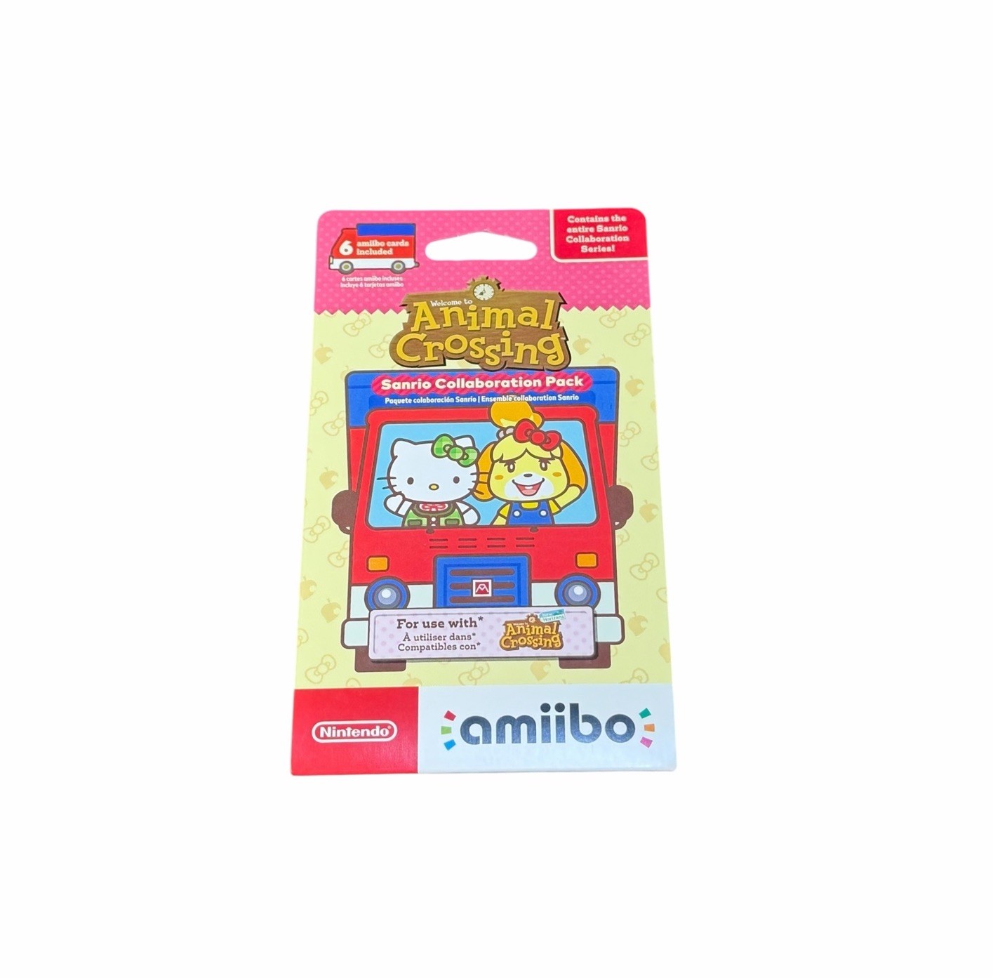 Nintendo Animal Crossing Amiibo Welcome Pack Sanrio Genuine Single 6pk Card NEW