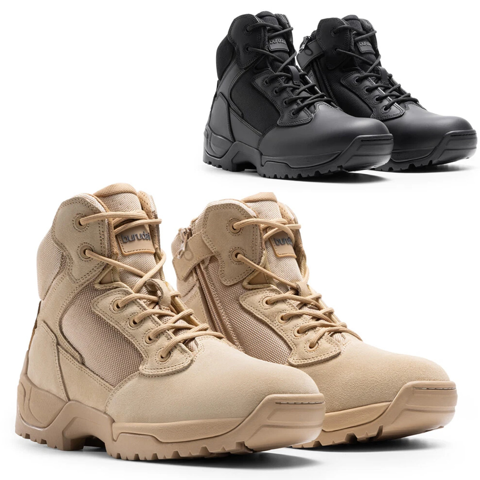 Men's Military Tactical Work Boots Motorcycle Combat Shoes US Size 8-13