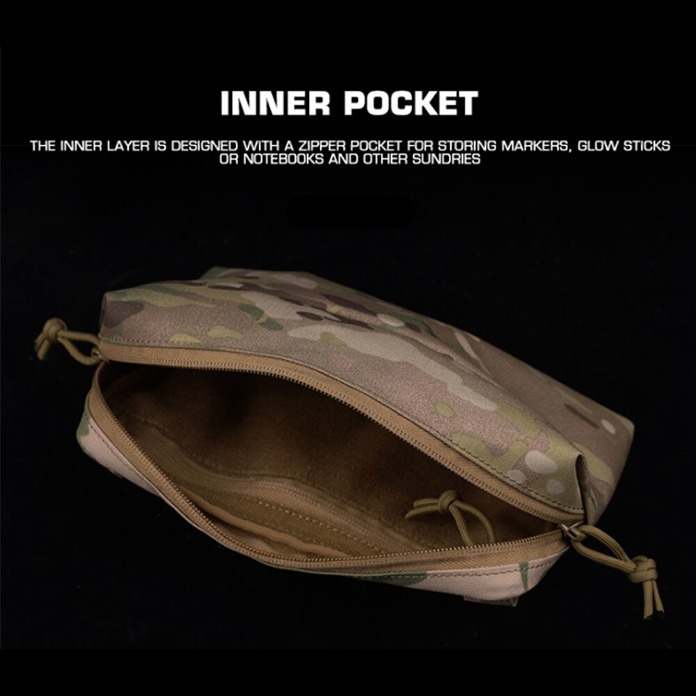 Wosport Tactical GP Pouch MOLLE Multi-Purpose Vest Armored Universal Pouch Camo