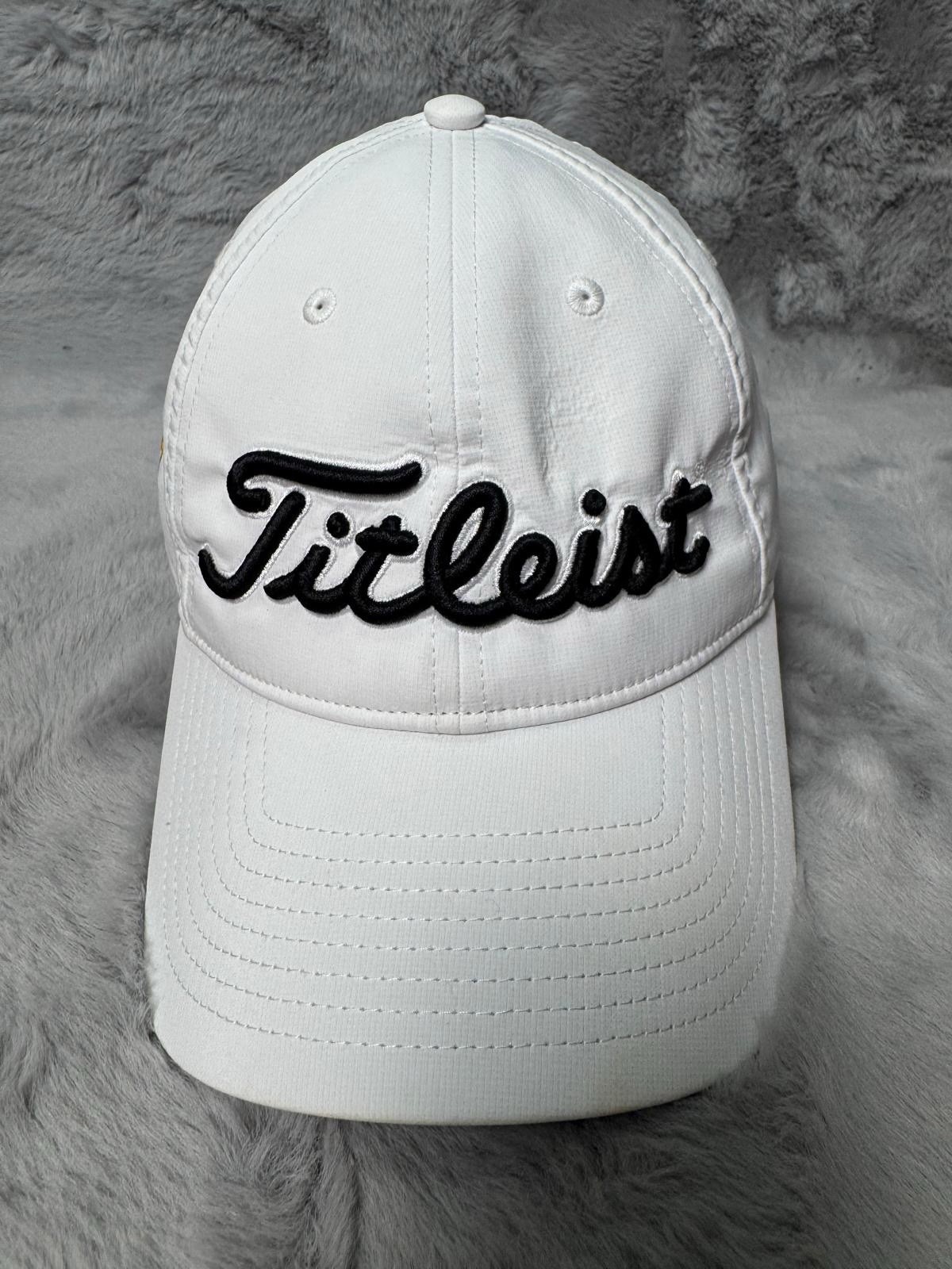 Titleist Hat Cap Strapback One Size White Member Guest 1972 Golf Hat Adjustable