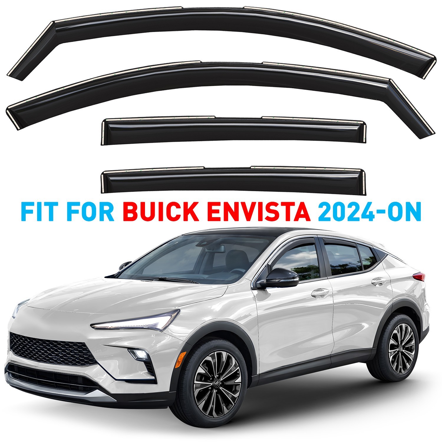Rain Guards Vent Visors Shade for 2024-2026 Buick Envista