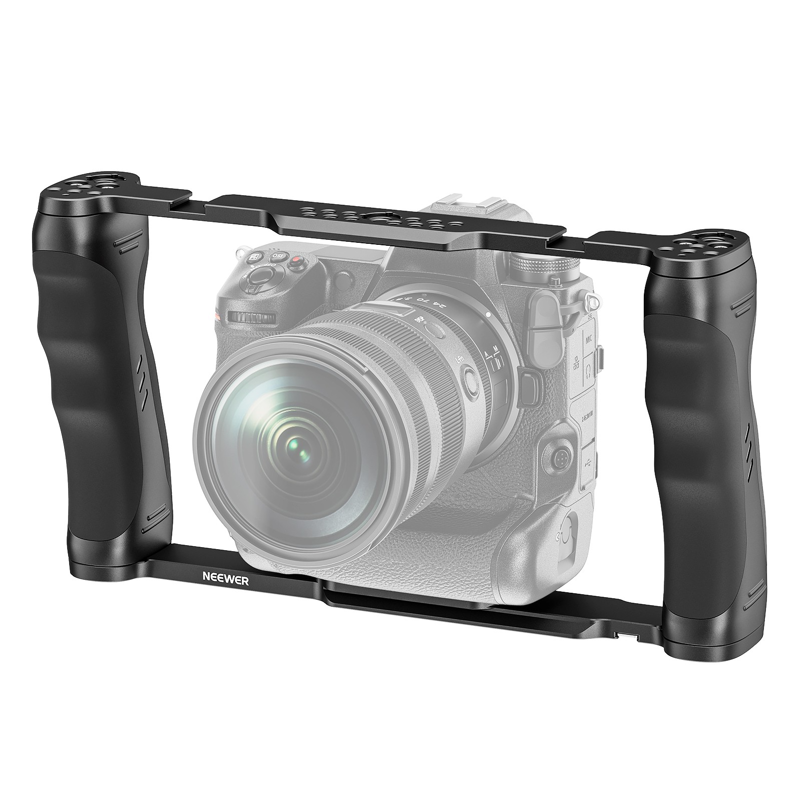 NEEWER CA016D Camera Cage - Arca Base, 15mm Rods, Multi-Brand