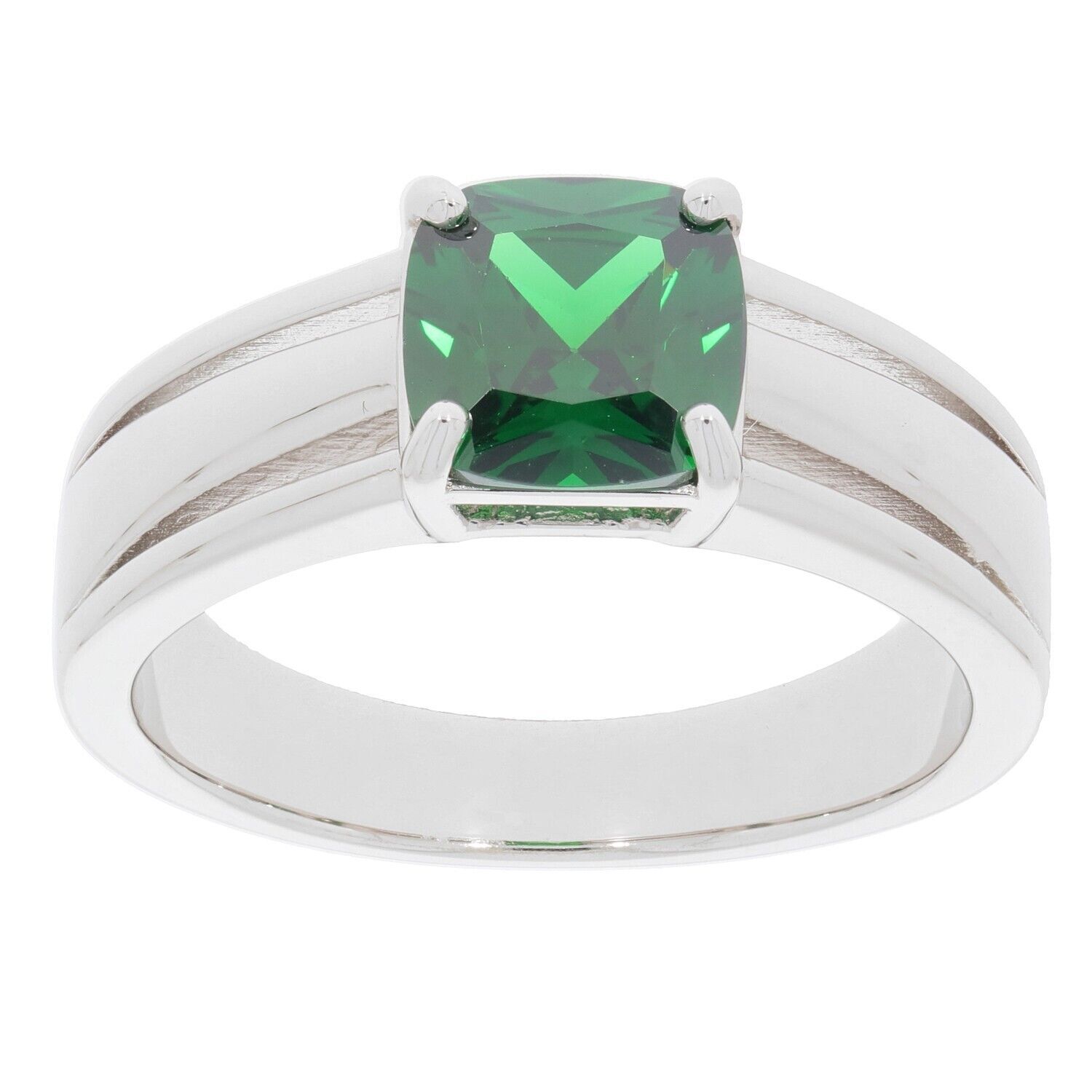 Sterling Silver Semi Mount Ring Setting Cushion CU 7x7mm