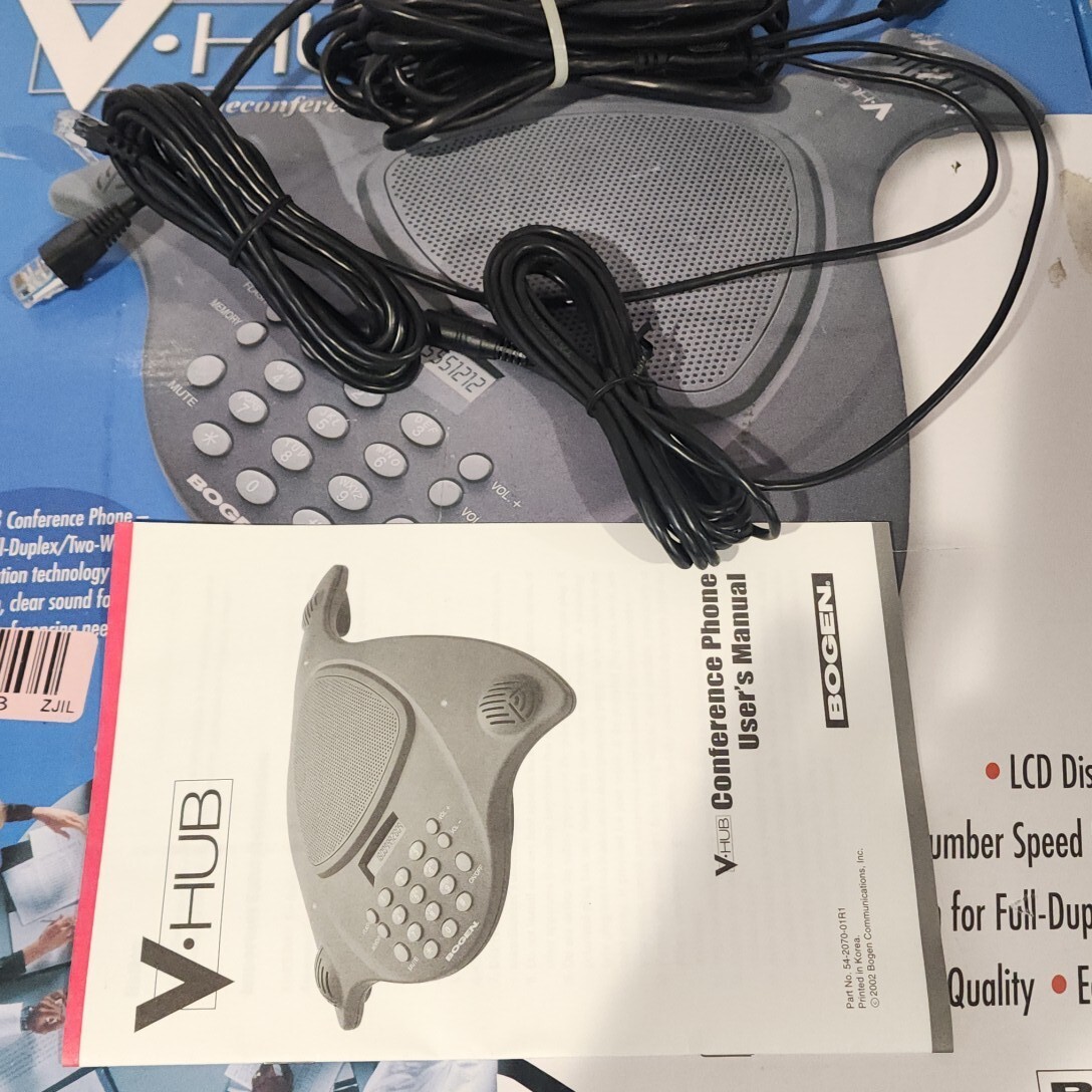 Bogen V-Hub Conference Call Speaker and Microphone Wireless Conference