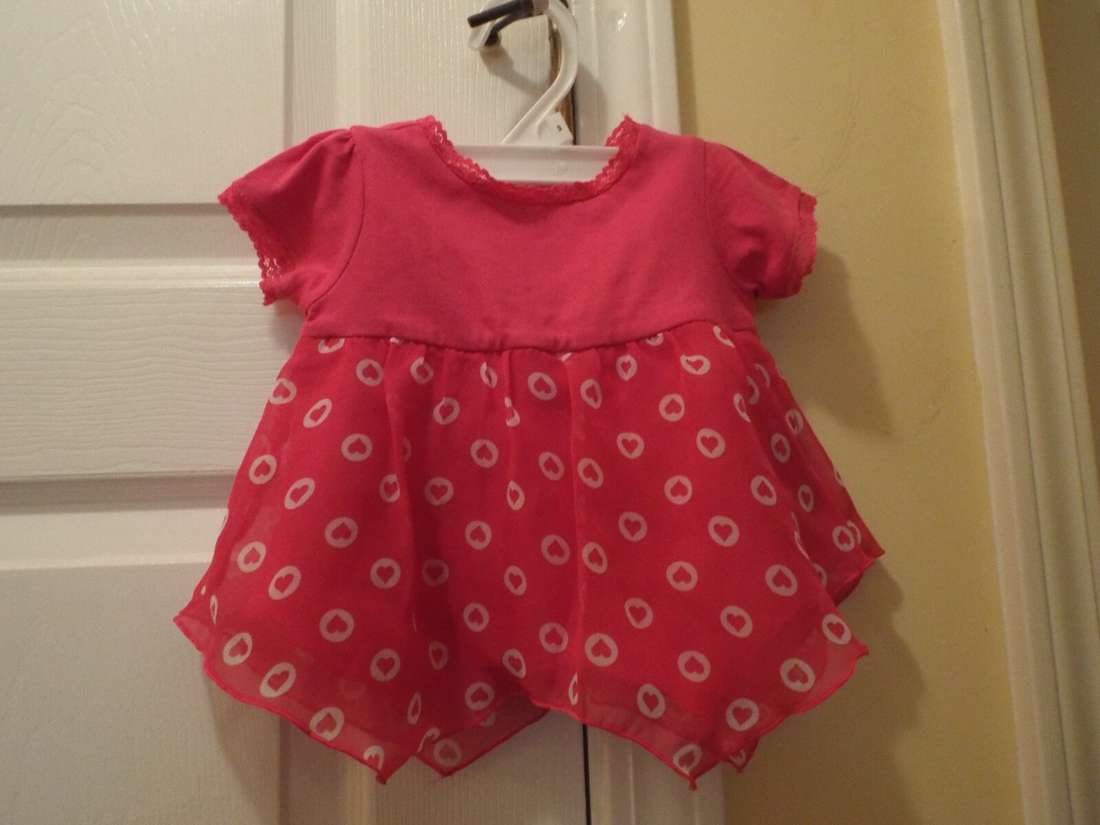 Kidgets Heart Top Size 3/6M SS