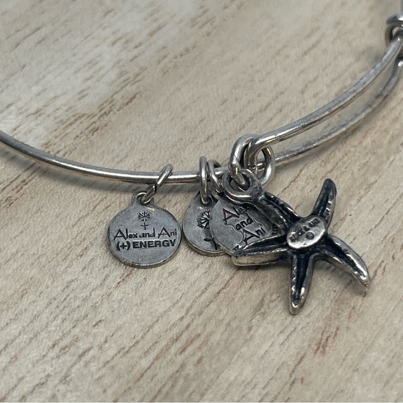 Alex and Ani Starfish Bangle Charm Bracelet