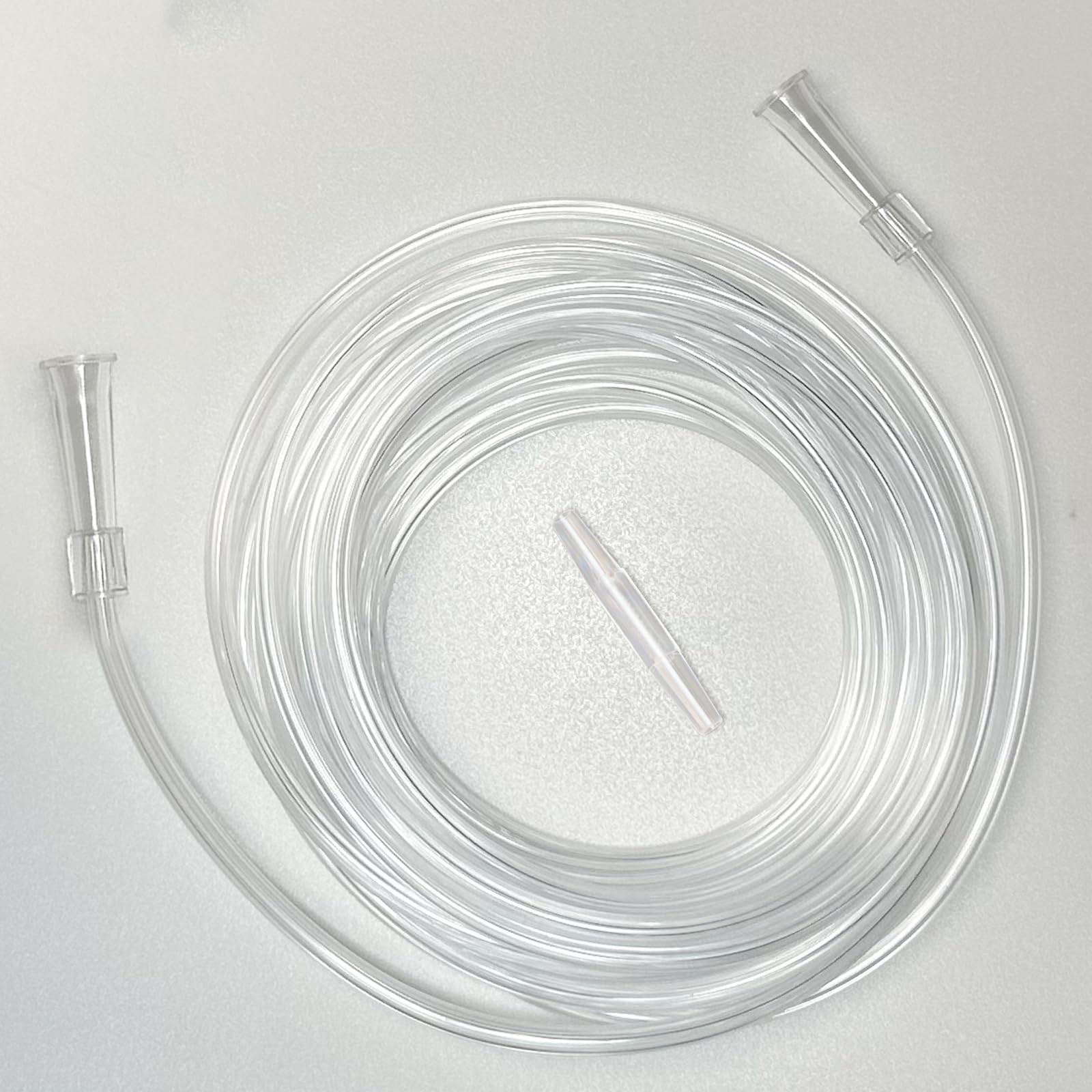 25ft Oxygen Tubing for Oxygen Concentrator, Convenient Oxygen Extension Reusa...